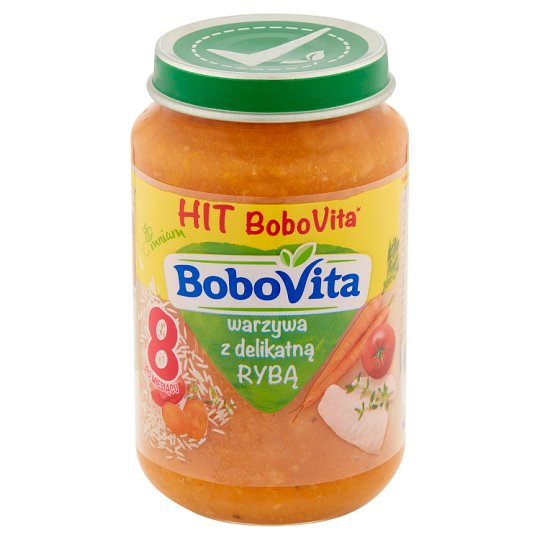 BoboVita Vegetables with Delicate Fish after 8 Months Onwards 190 g