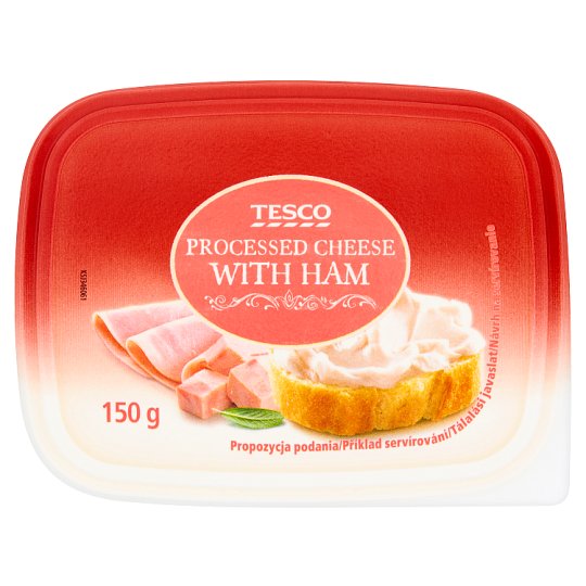 Tesco Ser topiony do smarowania z szynką 150 g