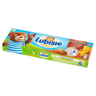 Lubisie Ciastka biszkoptowe z nadzieniem czekoladowym 150 g (5 sztuk)