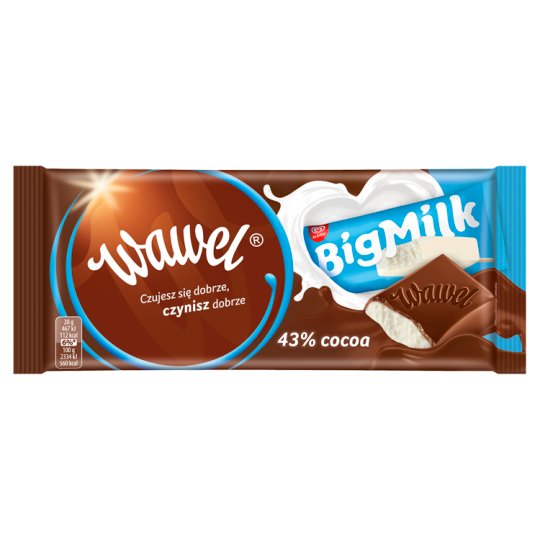 Wawel Big Milk Czekolada z nadzieniem 100 g