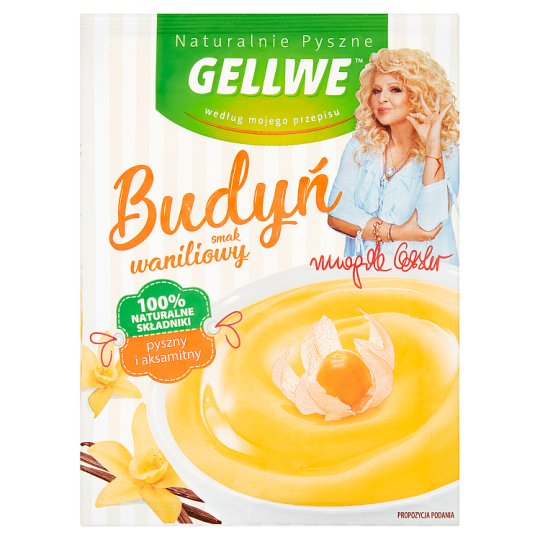 Gellwe Naturalnie Pyszne Budyń smak waniliowy 40 g