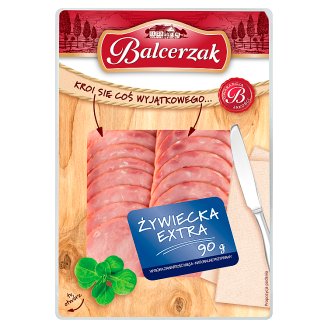 Balcerzak i Spółka Kiełbasa żywiecka extra wieprzowa 90 g