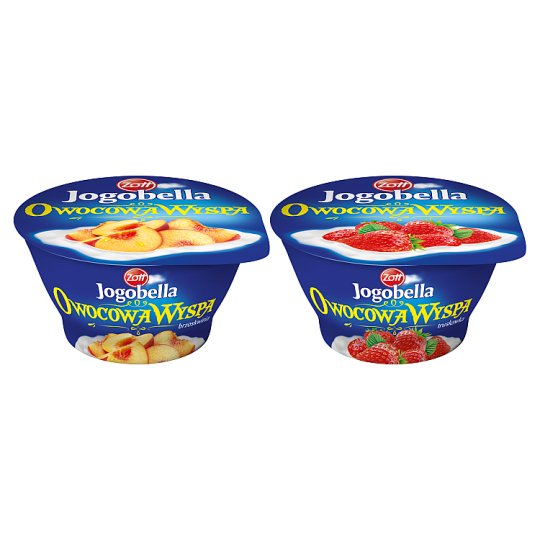 Zott Jogobella Owocowa Wyspa truskawka Deser jogurtowy 150 g