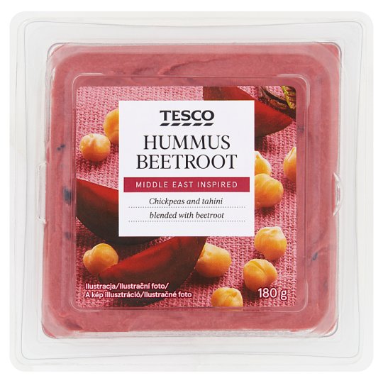 Tesco Pasta z ciecierzycy buraka i sezamu 180 g