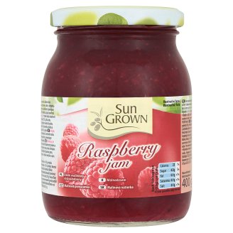 Sun Grown Dżem malinowy niskosłodzony 400 g