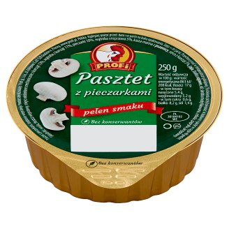 Profi Wielkopolski Pasztet z drobiem i pieczarkami 250 g