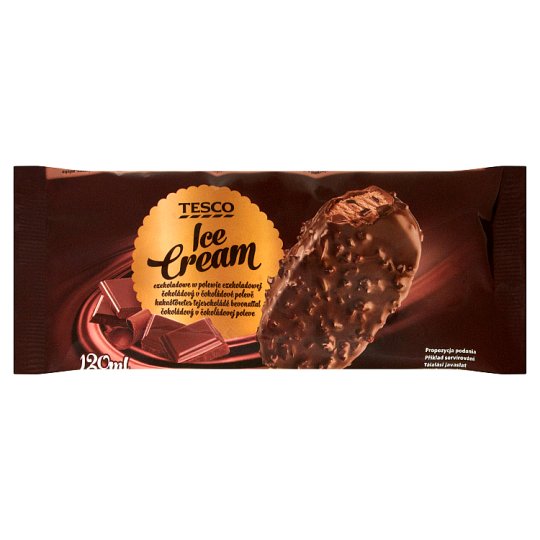 Tesco Chocolate Ice Cream Coated with Chocolate 120 ml