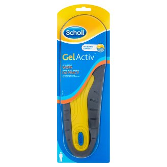 Scholl GelActiv Wkładki do obuwia do pracy męskie rozmiar 40-46,5