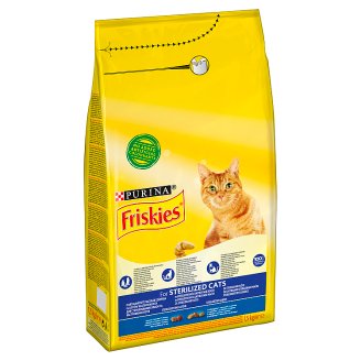 Friskies Sterilised z łososiem i dodatkiem warzyw Karma dla dorosłych kotów 1,5 kg