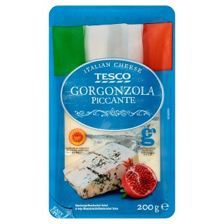 Tesco Gorgonzola piccante Ser miękki tłusty 200 g