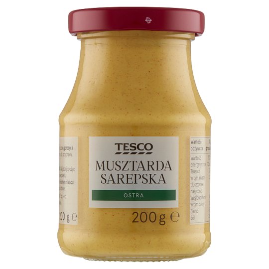 Tesco Musztarda sarepska ostra 200 g