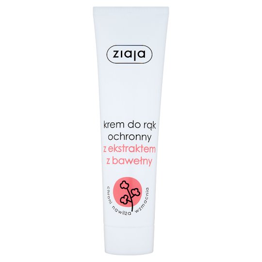Ziaja Krem do rąk ochronny z ekstraktem z bawełny 100 ml