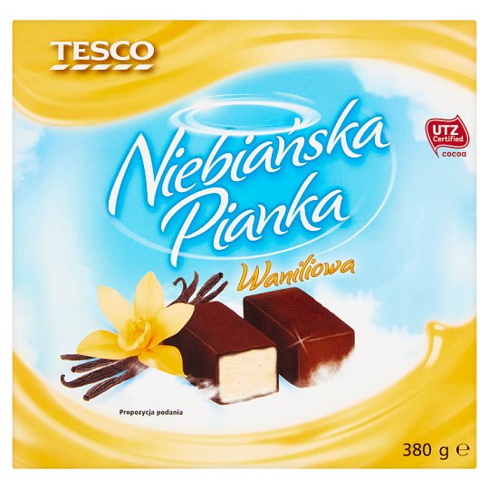 Tesco Niebiańska Pianka waniliowa 380 g