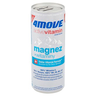 4Move Active Vitamin Magnez + Witamina B6 Napój gazowany 250 ml