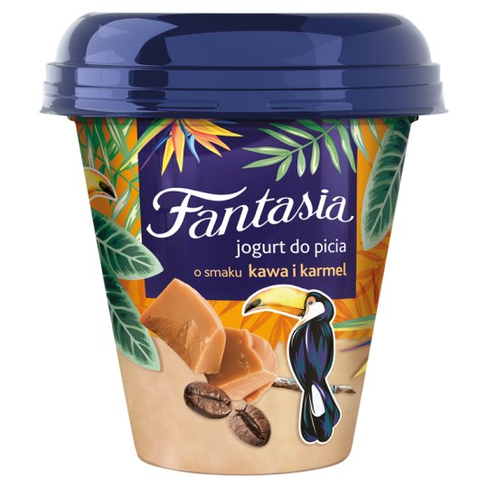 Danone Fantasia Jogurt do picia o smaku kawa i karmel 240 g