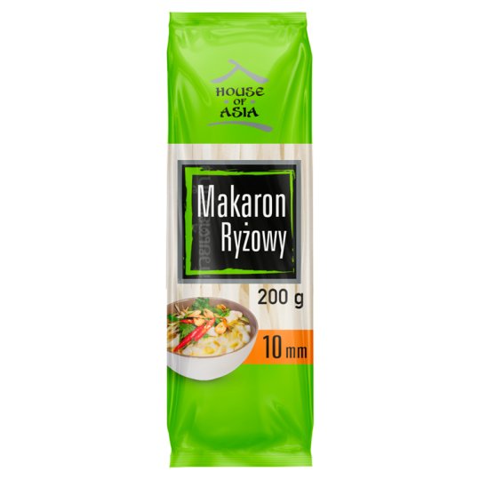 House of Asia Makaron ryżowy wstążki 10 mm 200 g