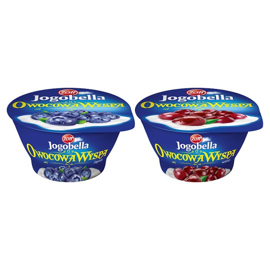 Zott Jogobella Owocowa Wyspa wiśnia Deser jogurtowy 150 g