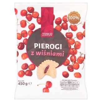 Tesco Pierogi z wiśniami 450 g