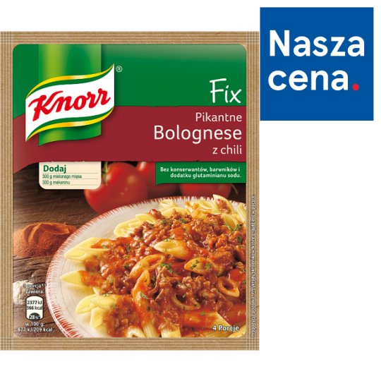 Knorr Fix pikantne bolognese z chili 46 g