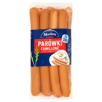 Morliny Parówki familijne 400 g (2 x 200 g)