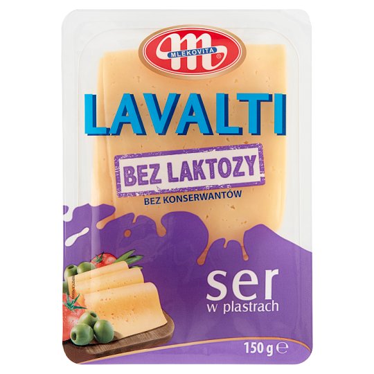 Mlekovita Lavalti Sliced Lactose Free Cheese 150 g