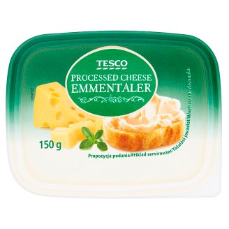 Tesco Ser topiony do smarowania Emmentaler 150 g