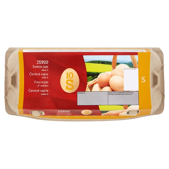 Tesco Świeże jaja S 10 sztuk