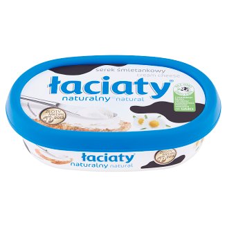 Łaciaty Serek śmietankowy naturalny 135 g