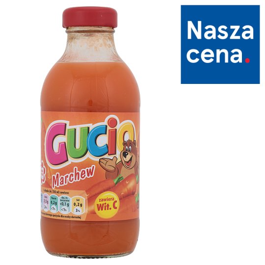 Gucio Sok przecierowy z marchwi 330 ml