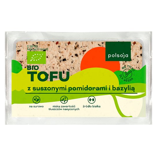 Polsoja BIO Tofu z pomidorami i bazylią 200 g