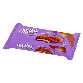 Milka Choco Jaffa Biszkopty z pianką o smaku czekoladowym w czekoladzie 128 g