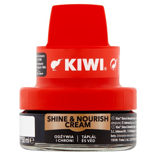 Kiwi Krem do obuwia czarny 50 ml