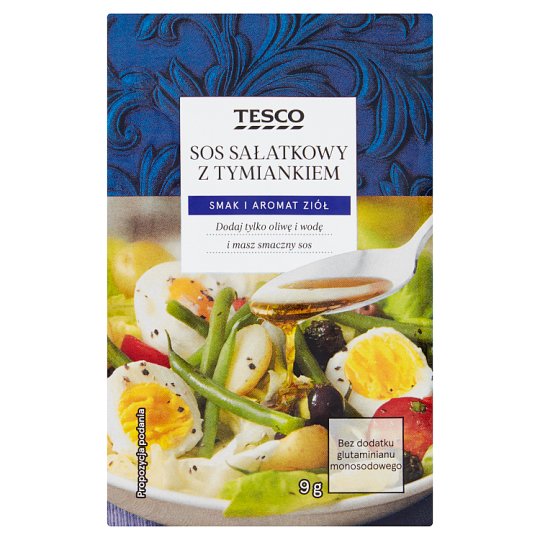 Tesco Sos sałatkowy z tymiankiem 9 g
