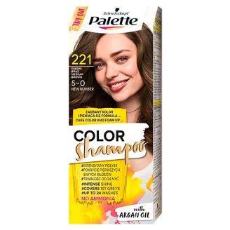 Palette Color Shampoo Szampon koloryzujący Średni brąz 221