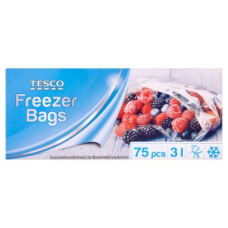Tesco Woreczki na mrożonki 3 l 75 sztuk