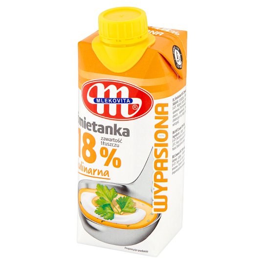 Mlekovita Wypasiona Śmietanka 18% 330 ml