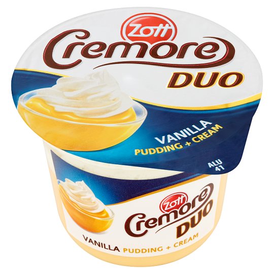 Zott Cremore Duo Deser waniliowy z ubitą śmietanką 200 g