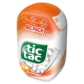 Tic Tac Drażetki o smaku pomarańczowym 98 g