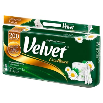 Velvet Excellence Rumianek i Aloes Papier toaletowy 8 rolek