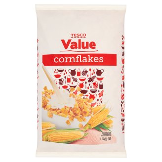 Tesco Value Płatki kukurydziane 1 kg