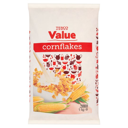 Tesco Value Płatki kukurydziane 1 kg