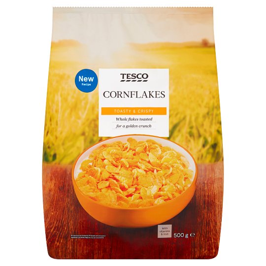 Tesco Płatki kukurydziane 500 g