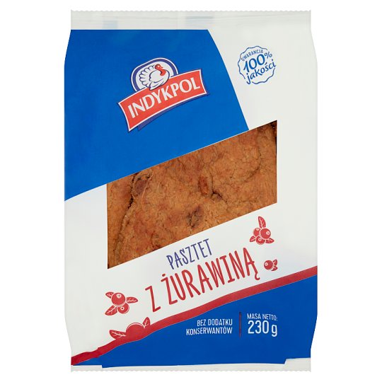 Indykpol Pasztet z żurawiną 230 g