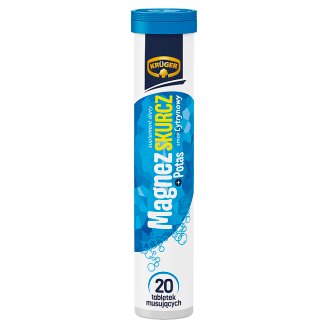 Krüger Magnez skurcz + Potas Tabletki musujące o smaku cytrynowym 20 sztuk