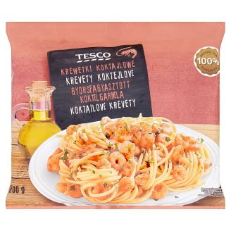 Tesco Krewetki koktajlowe 200 g