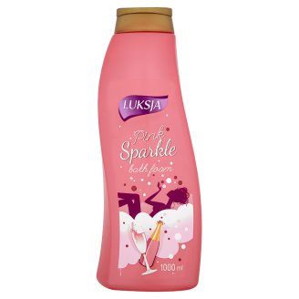 Luksja Pink Sparkle Płyn do kąpieli 1000 ml