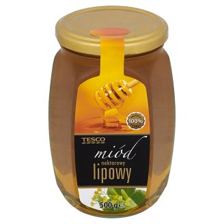 Tesco Miód nektarowy lipowy 500 g