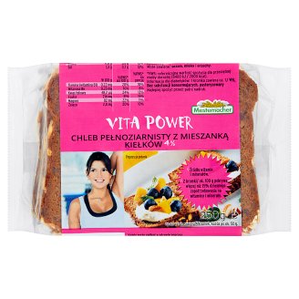 Mestemacher Vita Power Chleb pełnoziarnisty z mieszanką kiełków 4% 250 g