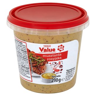 Tesco Value Musztarda rosyjska 210 g