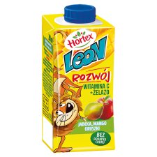 Hortex Leon Jabłka mango gruszki Napój wieloowocowy 200 ml